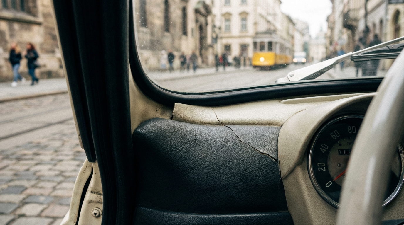 Fissure tableau de bord Fiat 500 : combien ça coûte et quelles options