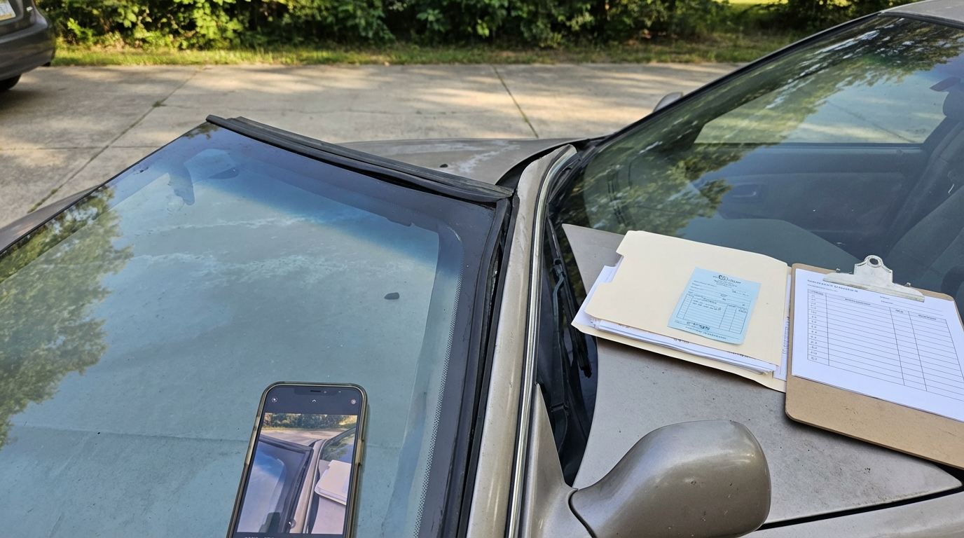 Votre pare-brise a été mal installé : droits, garanties et preuves à garder
