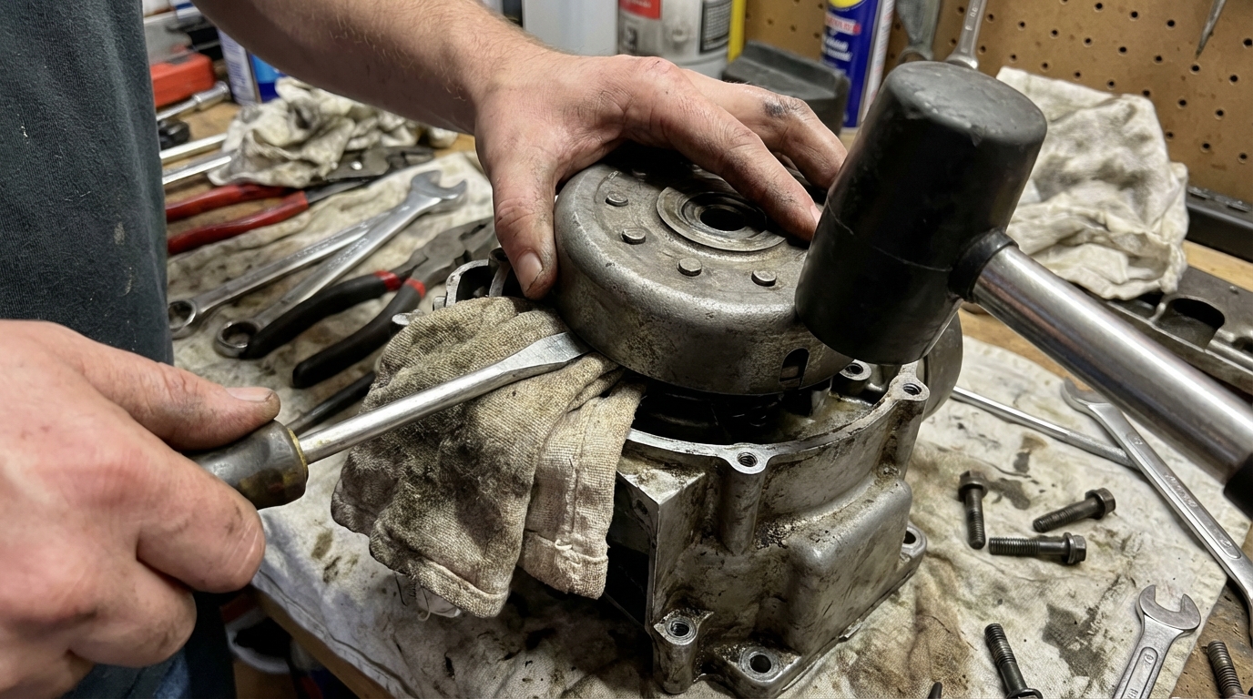 Enlever un volant magnétique sans arrache-volant, les astuces qui fonctionnent vraiment avec des outils ordinaires