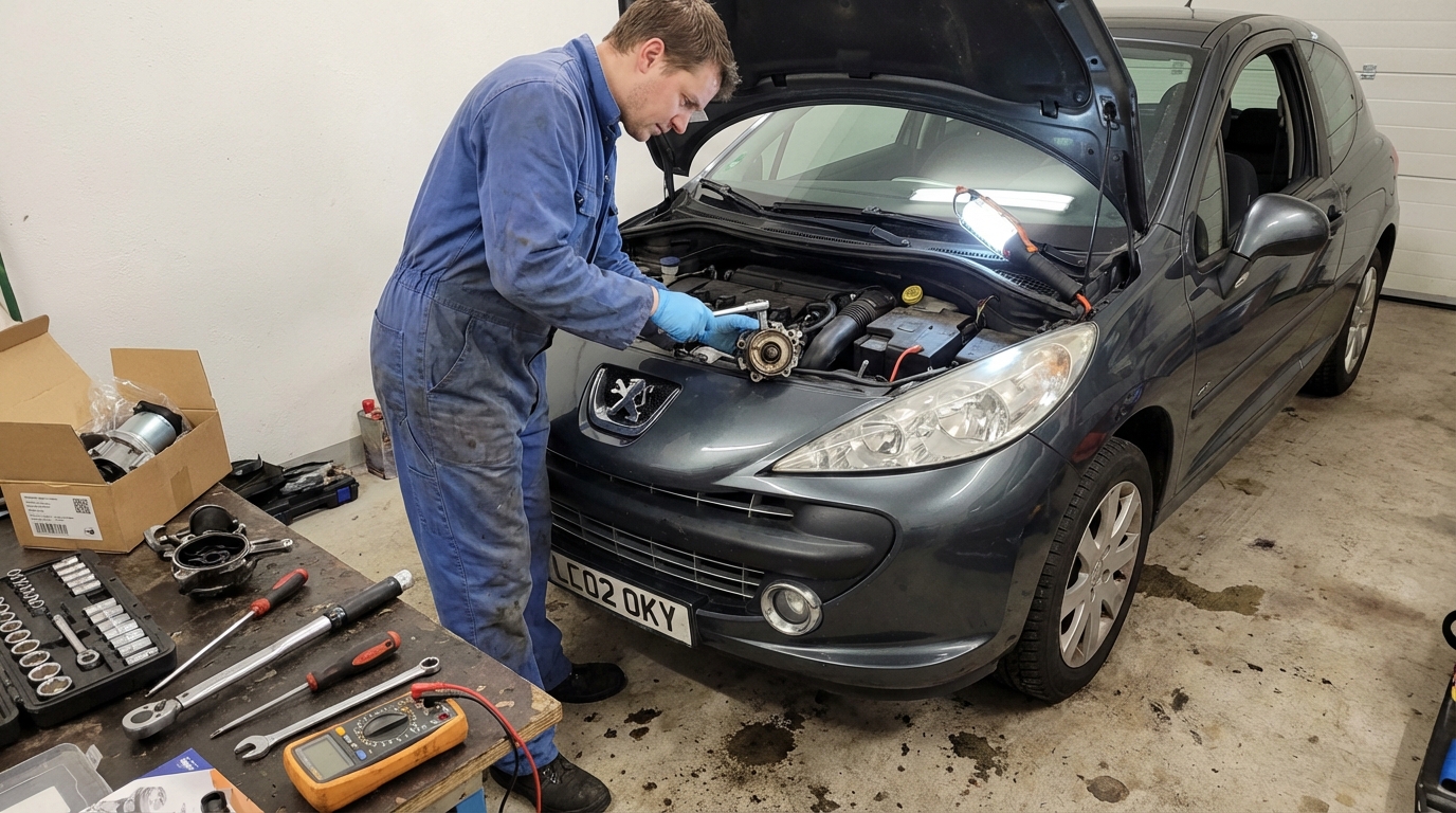 Réparer le moteur de direction assistée d&rsquo;une 207 soi-même, est-ce réaliste et combien ça coûte ?