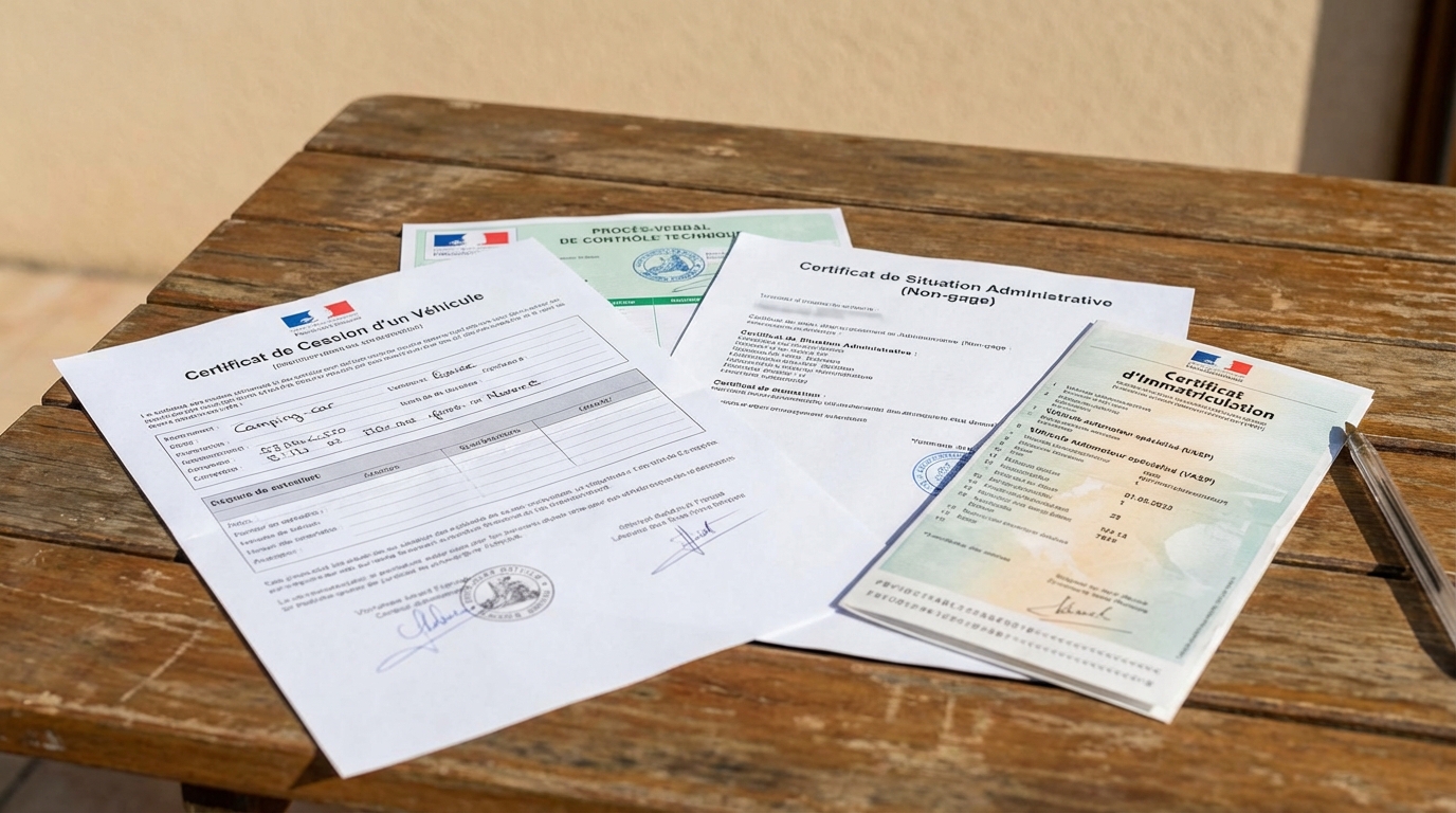Vendre son camping-car après un décès ou un divorce, les démarches à connaître absolument