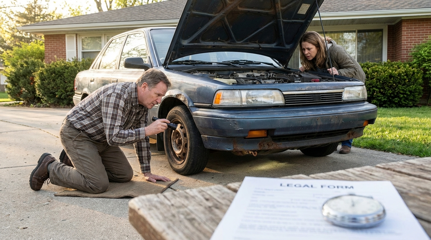découvrez la procédure complète, les délais à respecter et les pièges à éviter lors d'une vente de voiture entre particuliers en cas de vice caché auto.