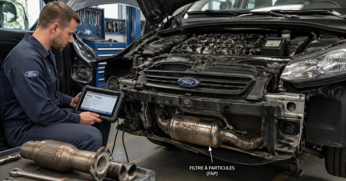 Code défaut Ford P246C, ce que ce code FAP signifie et comment le corriger durablement