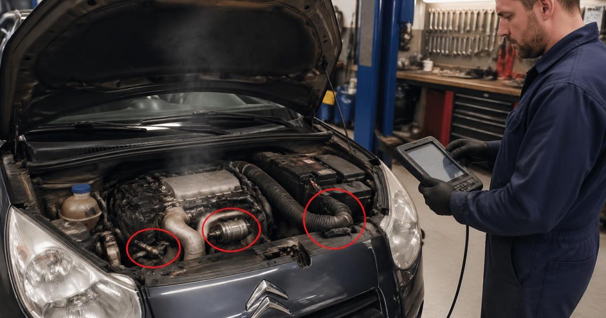 Système anti pollution défaillant sur C3 essence, d&rsquo;où vient cette panne et comment la résoudre ?