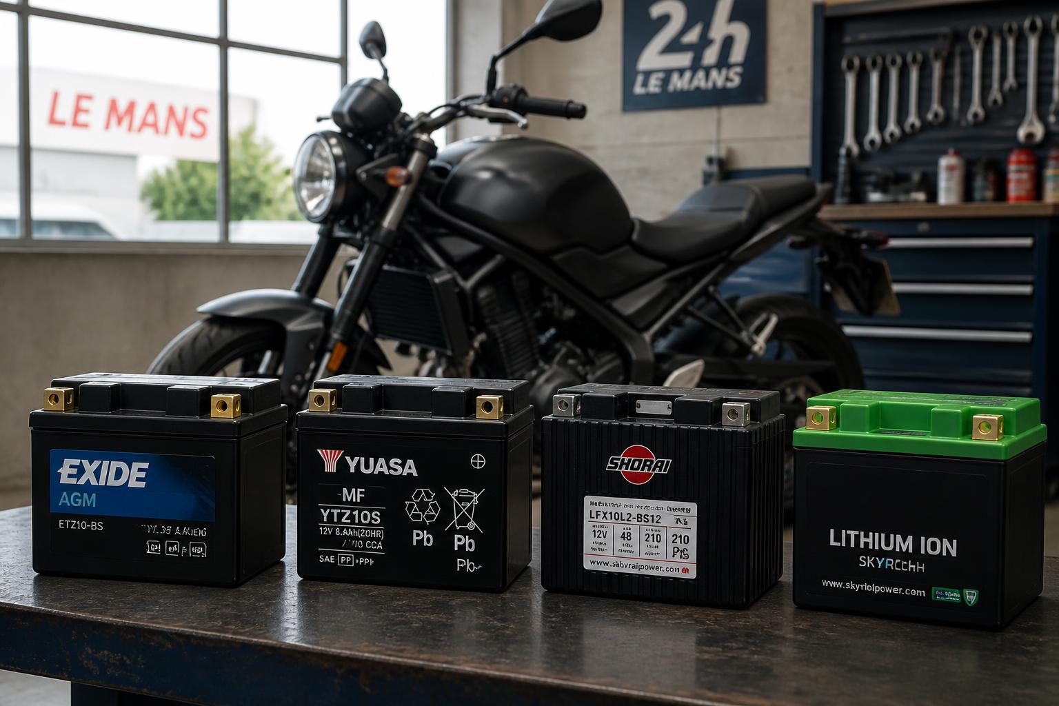 découvrez le comparatif de 4 batteries moto testées sur 26 mois en usage urbain et découvrez la marque que je recommande pour un achat fiable et durable.