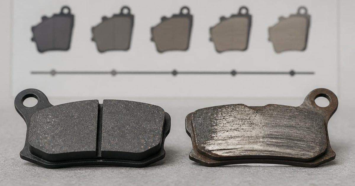 Plaquettes de frein moto premium vs no-name à 12 € : usure mesurée tous les 1 000 km pendant 6 000