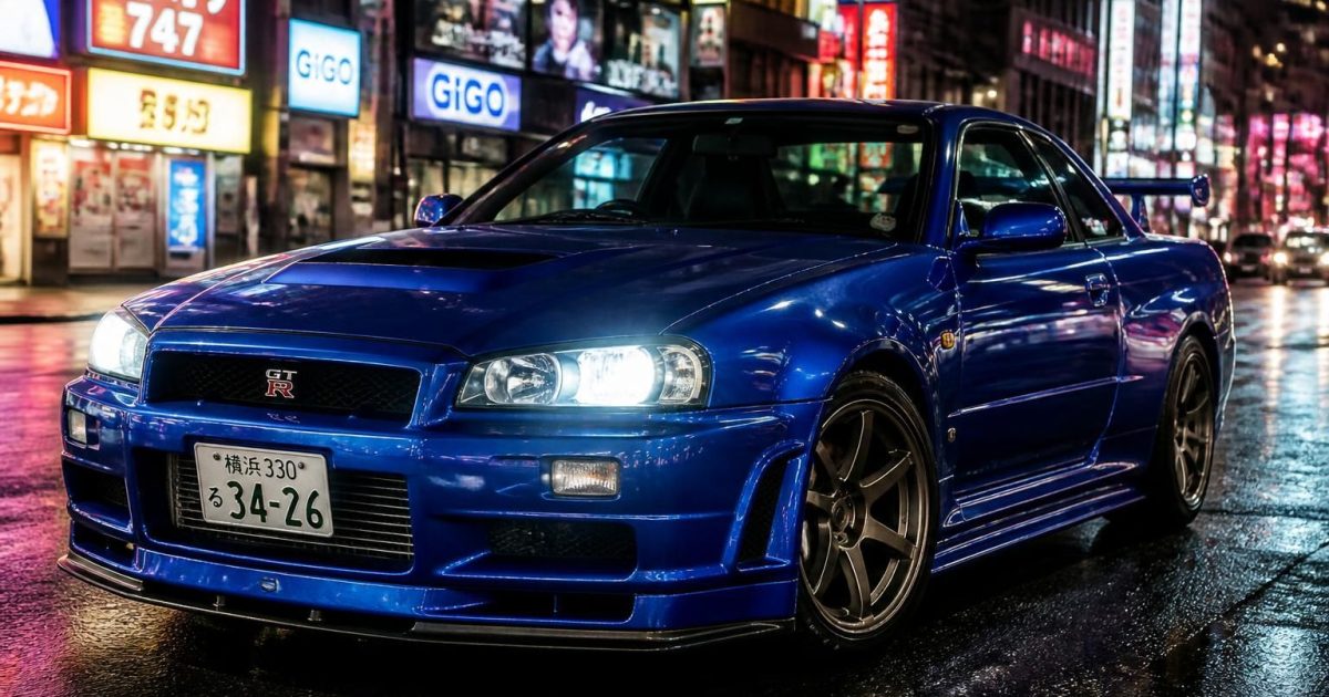 La Nissan Skyline R34 GT Turbo, la japonaise culte qui continue de faire rêver