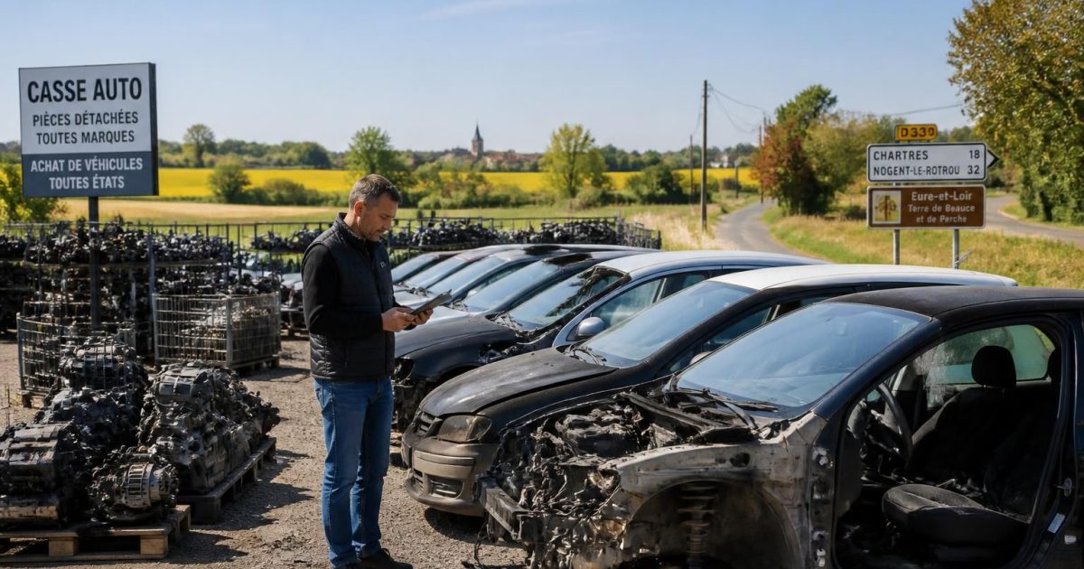 Trouver une casse auto dans l&rsquo;Eure-et-Loir, les bons réflexes pour payer moins cher