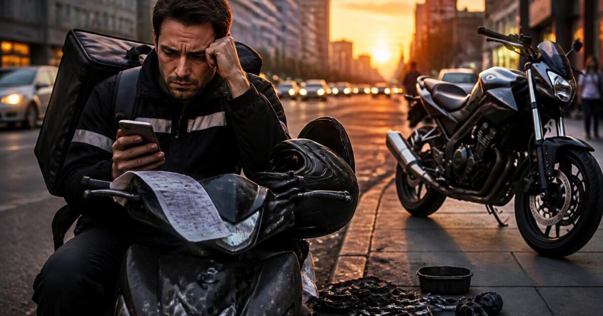 J’ai fait 8 mois de Uber Moto en parallèle de la mienne : le vrai coût caché que personne ne calcule