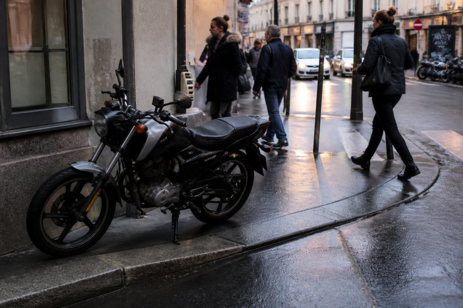 découvrez pourquoi je choisis de garer ma 125 sur le trottoir malgré l'amende, en analysant le calcul financier et pratique que j'ai réalisé sur 12 mois.