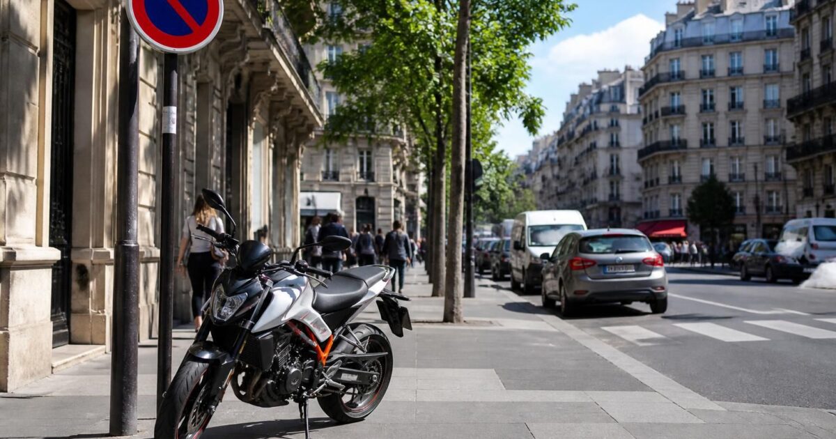 Pourquoi je gare ma 125 sur trottoir malgré l&rsquo;amende : le calcul que j&rsquo;ai fait sur 12 mois